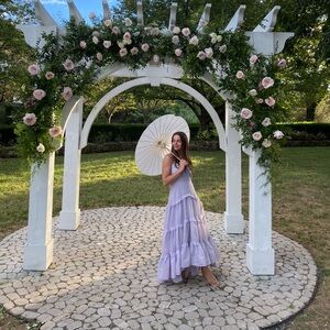 ASOS formal lavender gown